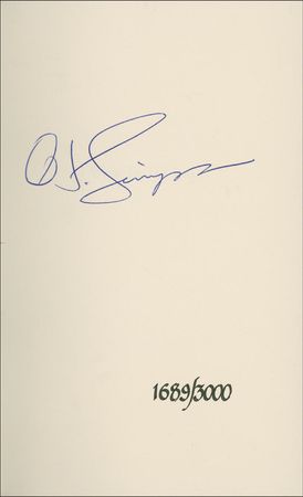 Lot #1352 O. J. Simpson - Image 1