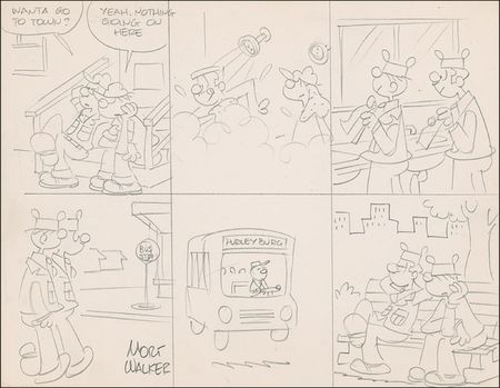 Lot #784 Mort Walker Comic Strips - Image 3
