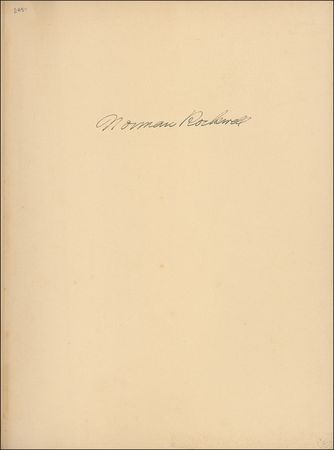 Lot #702 Norman Rockwell Book - Image 1