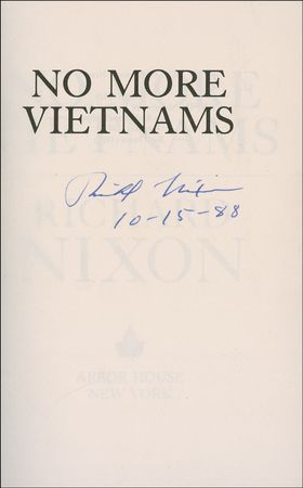 Lot #121 Richard Nixon - Image 1