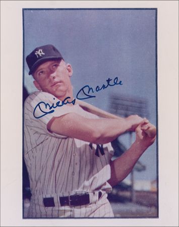 Lot #1311 Mickey Mantle Baseball and Photograph - Image 2