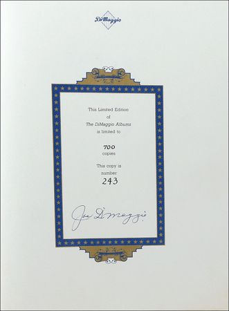 Lot #1275 Joe DiMaggio Book - Image 1
