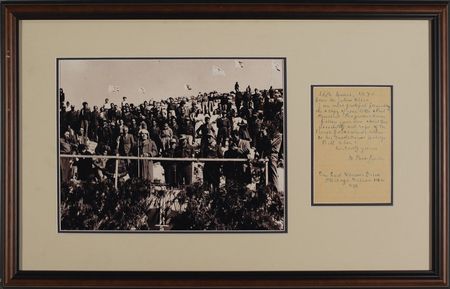 Lot #211 David Ben-Gurion Handwritten Letter Signed - Image 1