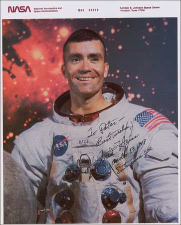 Lot #539 Fred Haise Signed Photographs - Image 1
