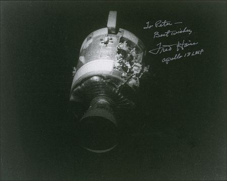 Lot #539 Fred Haise Signed Photographs - Image 2