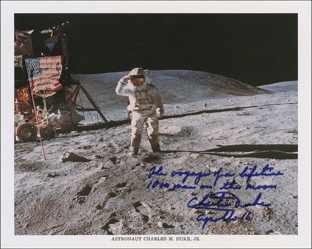 Lot #534 Charlie Duke Signed Photographs - Image 3
