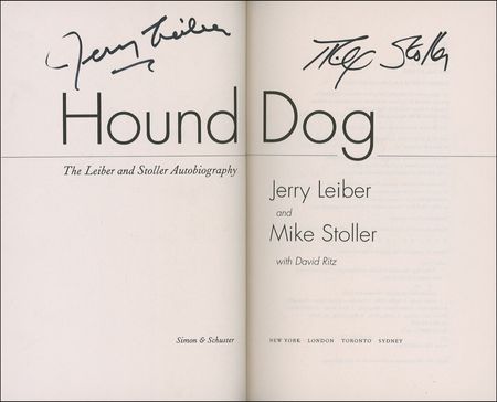 Lot #915 Leiber and Stoller Book - Image 1