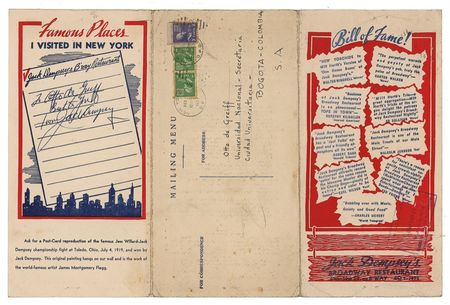 Lot #1272 Jack Dempsey - Image 1