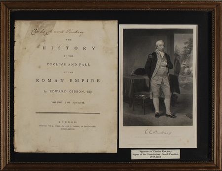 Lot #366 Charles C. Pinckney Signature - Image 1