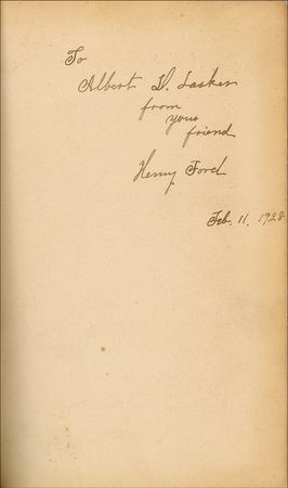 Lot #289 Henry Ford Book - Image 1