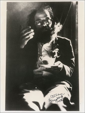 Lot #646 Allen Ginsberg Signed Photographs - Image 1