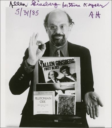 Lot #646 Allen Ginsberg Signed Photographs - Image 2