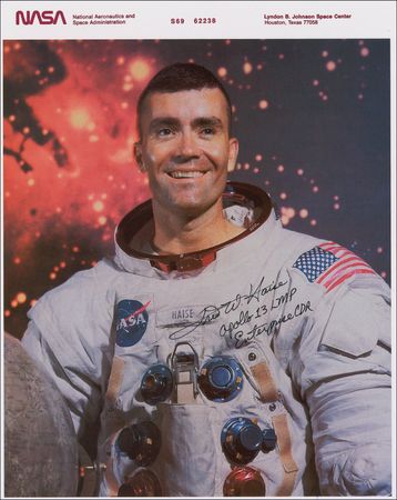 Lot #502 Apollo 13 Signed Photographs - Image 1