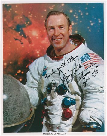 Lot #502 Apollo 13 Signed Photographs - Image 2