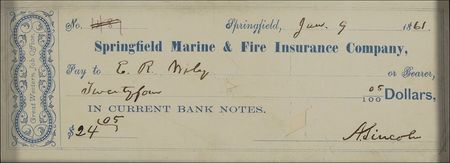 Lot #98 Abraham Lincoln: The nation marches toward Civil War as president-elect Lincoln settles his debts before moving to Washington - Image 2