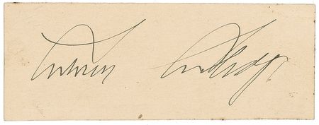 Lot #30 Calvin Coolidge Signature