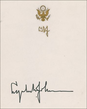Lot #85 Lyndon B. Johnson Book Plates - Image 1