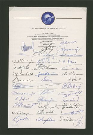 Lot #582 Space Explorers: Thirty-eight space explorers honor their home planet - Image 1