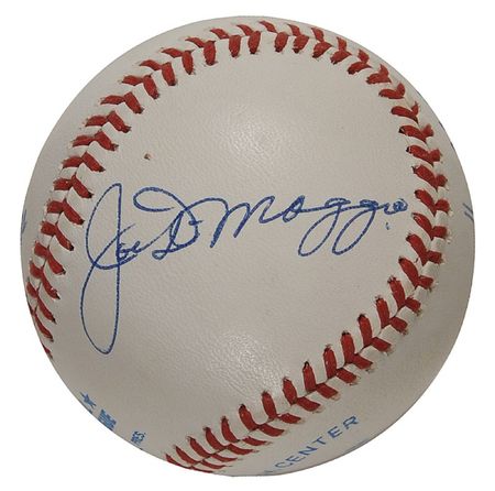 Lot #1278 Joe DiMaggio, Mickey Mantle, and Ted Williams Baseball - Image 1