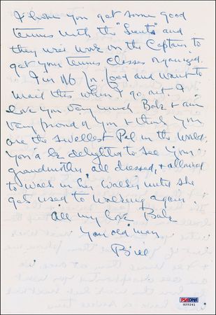 Lot #1362 Bill Tilden: Shunned by the tennis world, a legend compliments an old friend of the game - Image 2