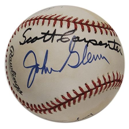 Lot #522 Astronauts and Cosmonauts Baseball - Image 1