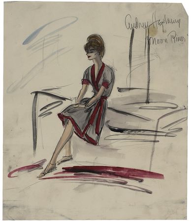 Lot #1062 Edith Head: The legendary costume designer dresses Audrey Hepburn for Breakfast at Tiffany?s - Image 3