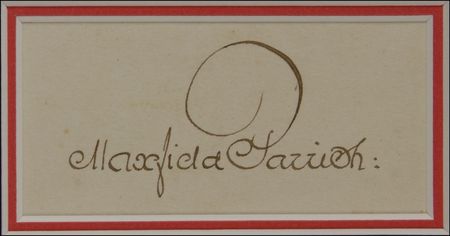 Lot #691 Maxfield Parrish Signature - Image 2