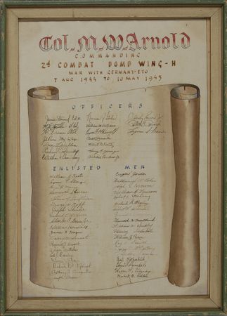 Lot #1195 James Stewart: Col. Stewart and the men of the 2nd Combat Bomb Wing - Image 1