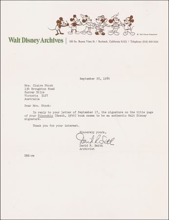 Lot #744 Walt Disney: Disney signs a book on his second animated classic - Image 3
