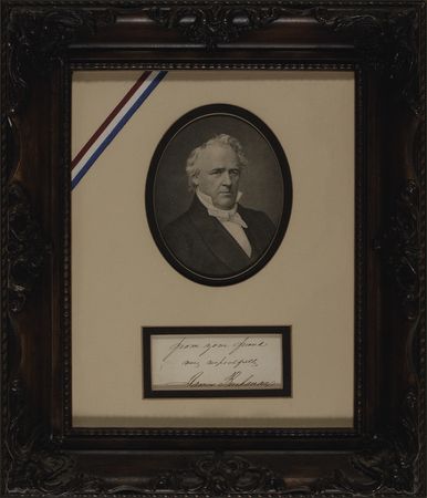Lot #8 James Buchanan Signature