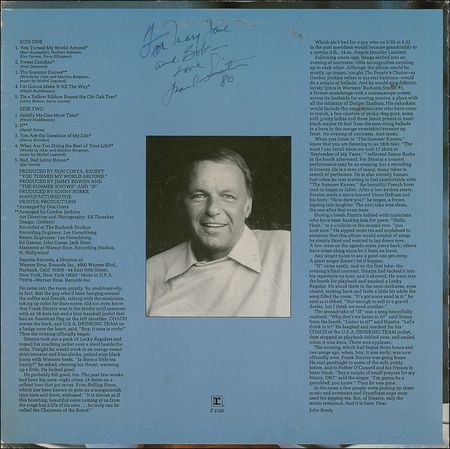 Lot #947 Frank Sinatra Album - Image 1