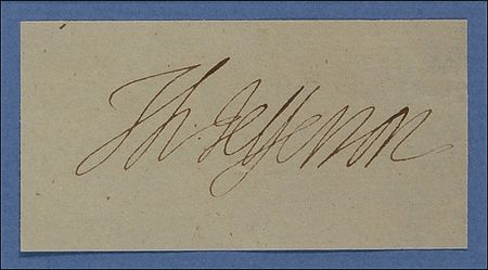 Lot #80 Thomas Jefferson: Remarkable Jefferson signature - Image 2