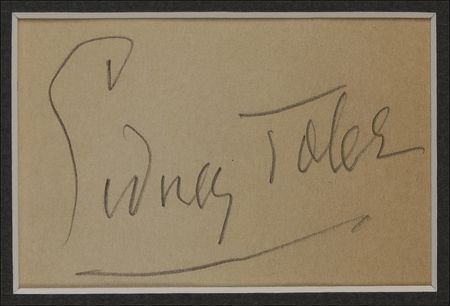 Lot #1212 Sidney Toler Signature - Image 2