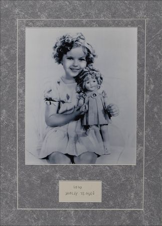 Lot #1201 Shirley Temple Signature - Image 1