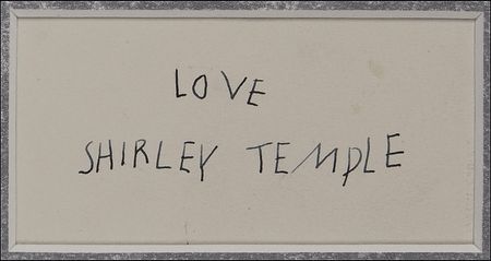 Lot #1201 Shirley Temple Signature - Image 2
