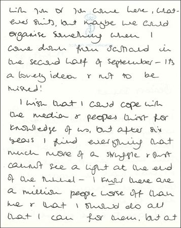 Lot #258 Diana: A struggling princess tells her confidant “I wish that I could cope with the media and people's thirst for knowledge of us