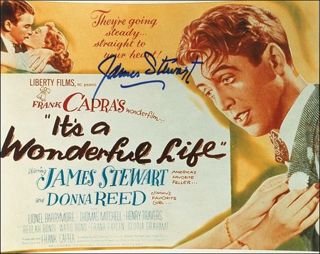Lot #1087 It?s a Wonderful Life: James Stewart Signed Photographs - Image 1