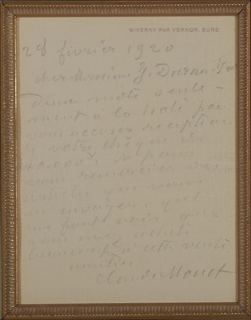 Lot #684 Claude Monet: Monet cashes in from one of his sales - Image 2