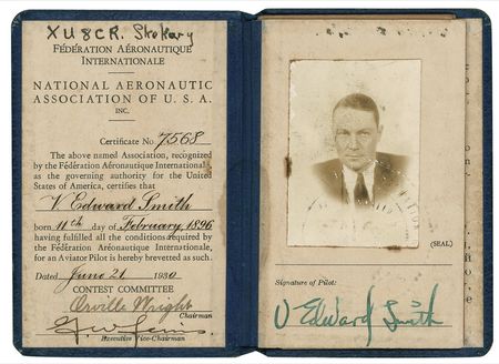 Lot #590 Orville Wright: A father of human flight signs a license allowing a follower to take to the skies - Image 1