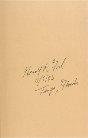 Lot #52 Gerald Ford Book - Image 1