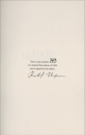Lot #127 Richard Nixon Book - Image 1