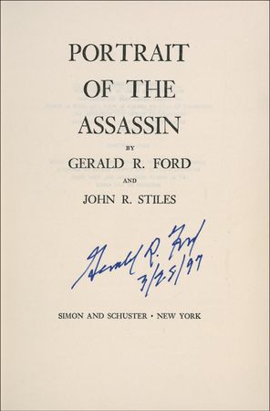 Lot #53 Gerald Ford: Ford explores Oswald and JFK in Portrait of the Assassin - Image 1