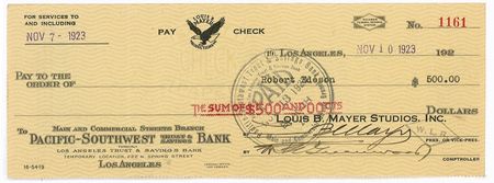 Lot #1052 Samuel Goldwyn and Louis B. Mayer Group Lot - Image 2