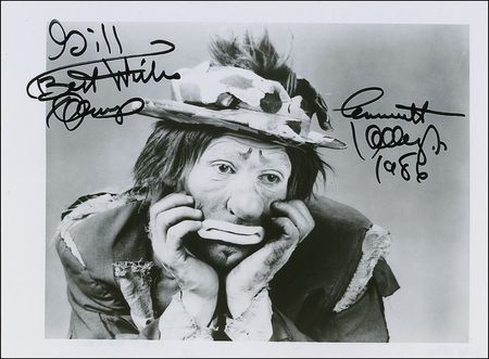 Lot #1096 Emmett Kelly, Jr. and Sr. Signed Photographs - Image 2