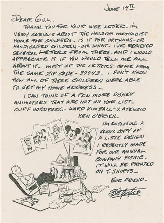 Lot #750 Disney: Bill Justice - Image 1