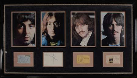 Lot #839 Beatles: The Fab Four gathered within an immense display - Image 1