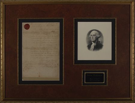 Lot #198 George Washington: Washington praises an officer who “has behaved himself with great bravery...before the Enemy” - Image 1
