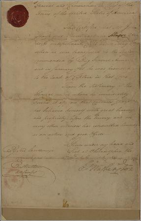 Lot #198 George Washington: Washington praises an officer who “has behaved himself with great bravery...before the Enemy” - Image 2