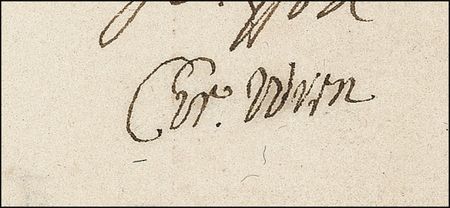 Lot #413 Christopher Wren: During a time of fiscal impropriety at the Royal Hospital he designed, famed architect Wren tends to the books - Image 4