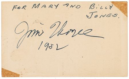 Lot #1361 Jim Thorpe Football Schedule - Image 1